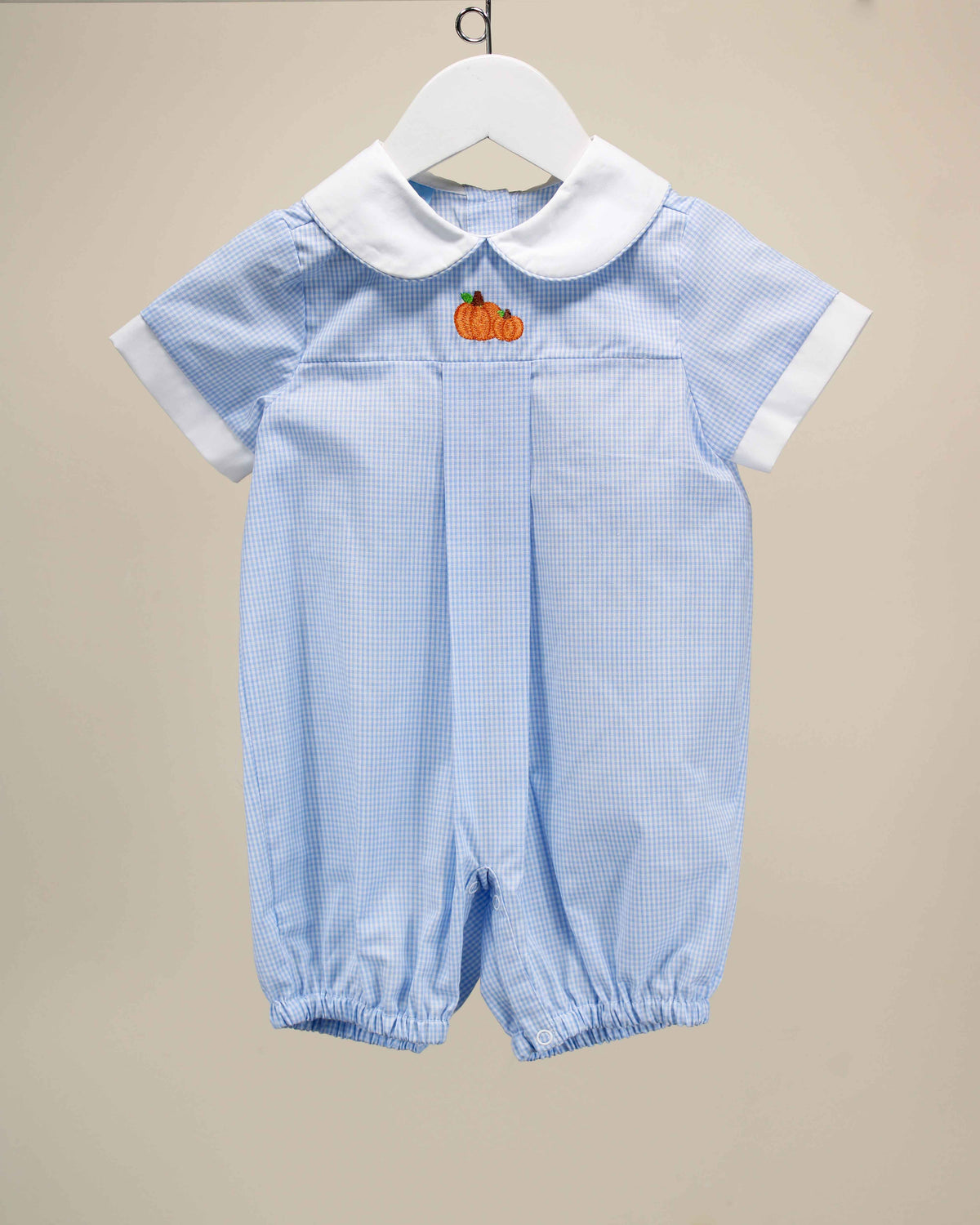 Pumpkins On Blue James Romper