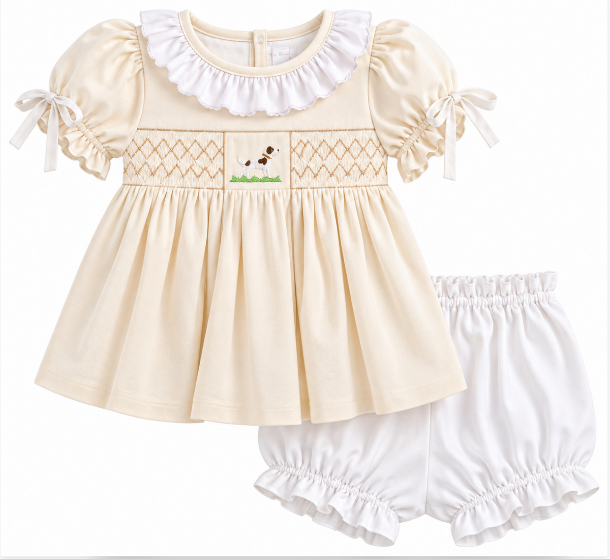Hound Dress & Bloomer Set