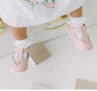 Dottie Scallop Mary Jane-Pink