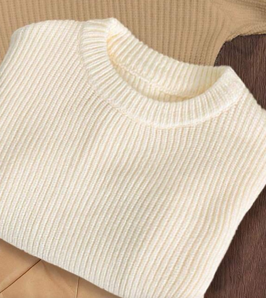 Cream Baby Sweater