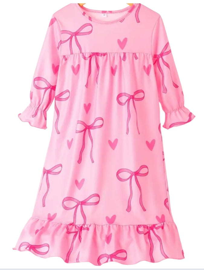 Pink Bow Nightgown