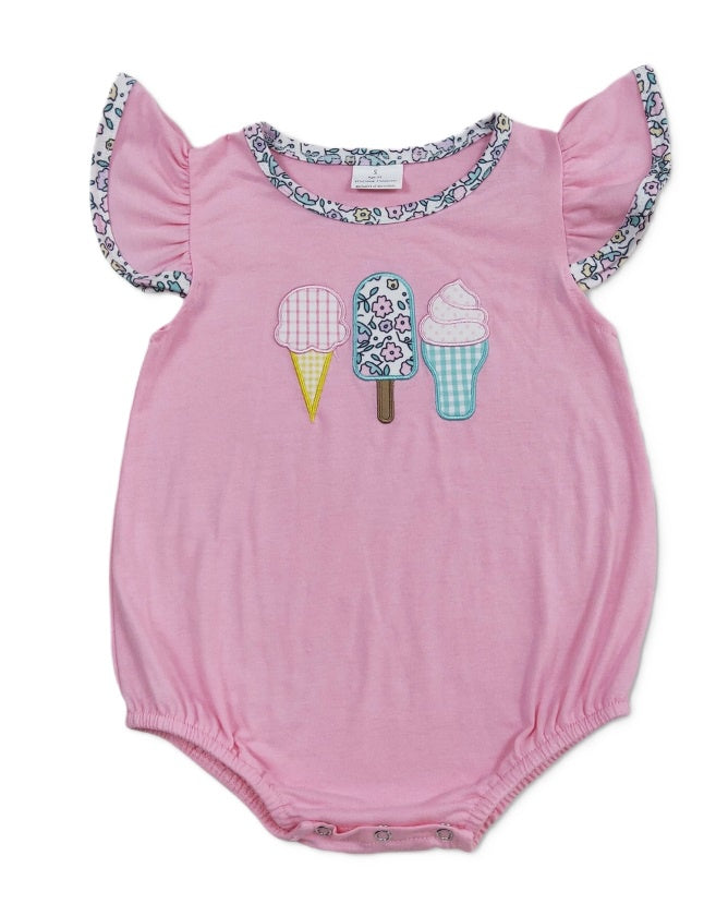 Ice Cream Applique Romper