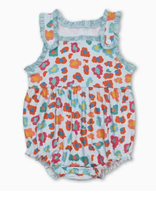 Leopard Girls Summer Romper