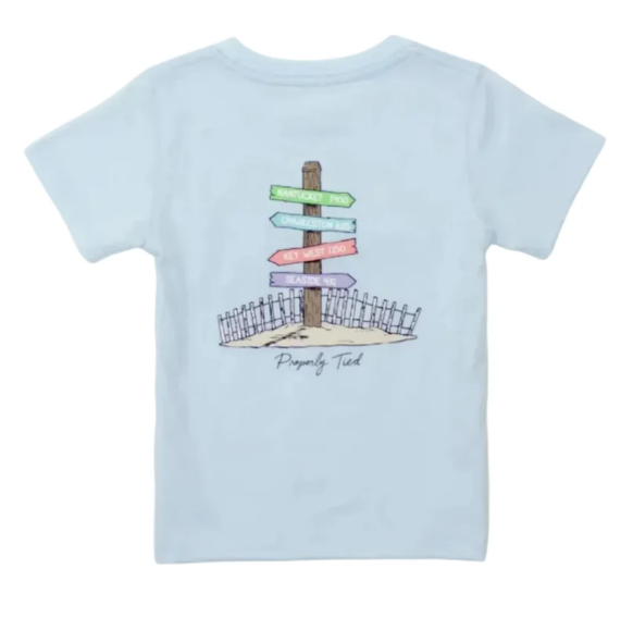 Properly Tied Girls Beach Trip Periwinkle