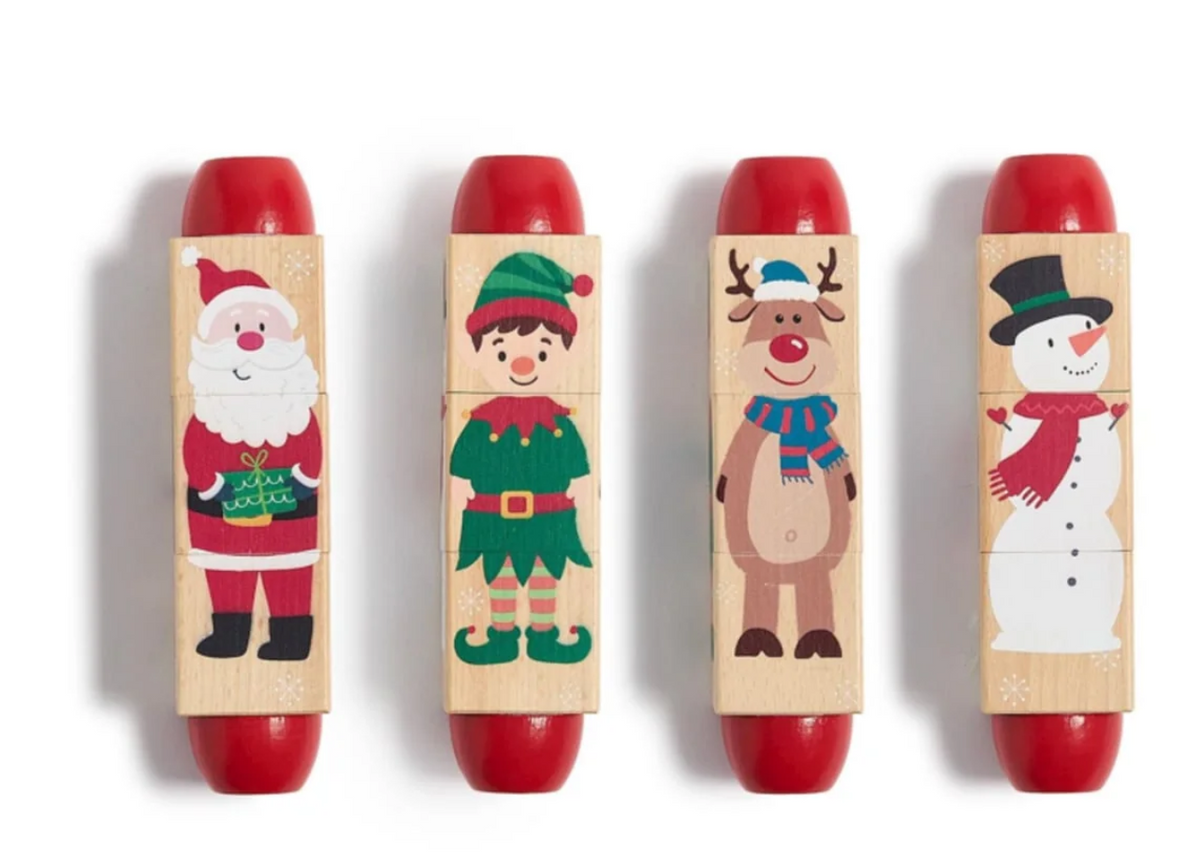 Christmas Wooden Twist Block Puzzle