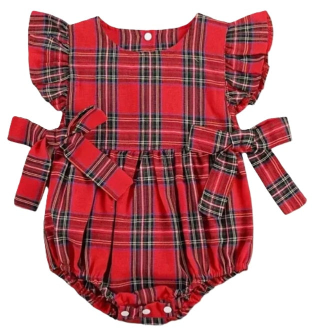 Tartan Plaid Girls Bubble