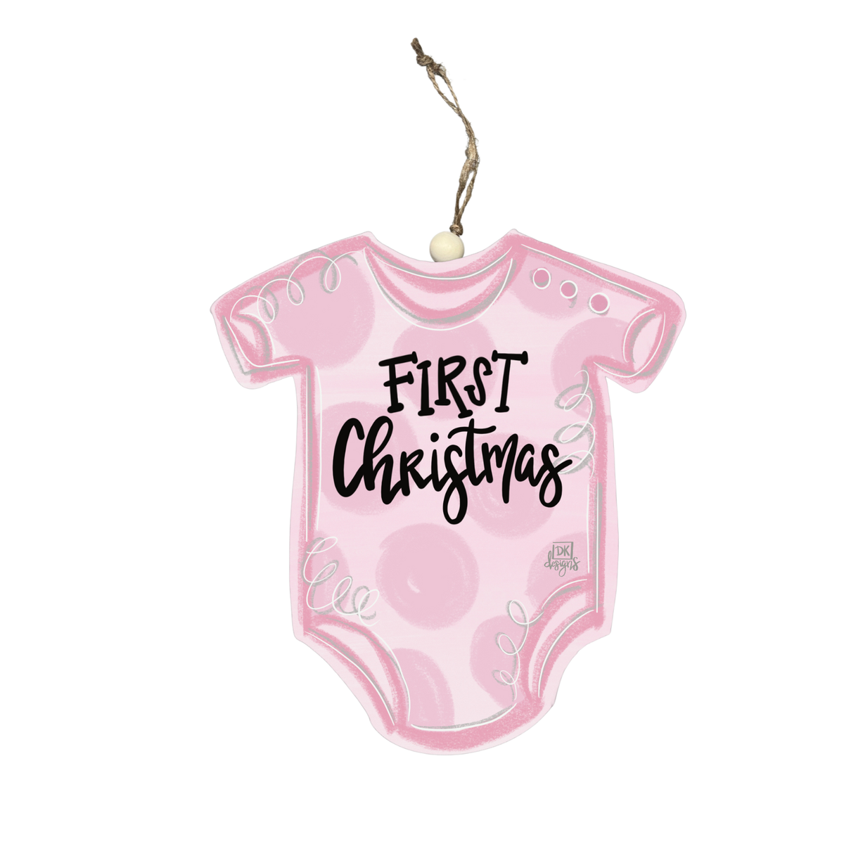 Baby's First Pink Ornament