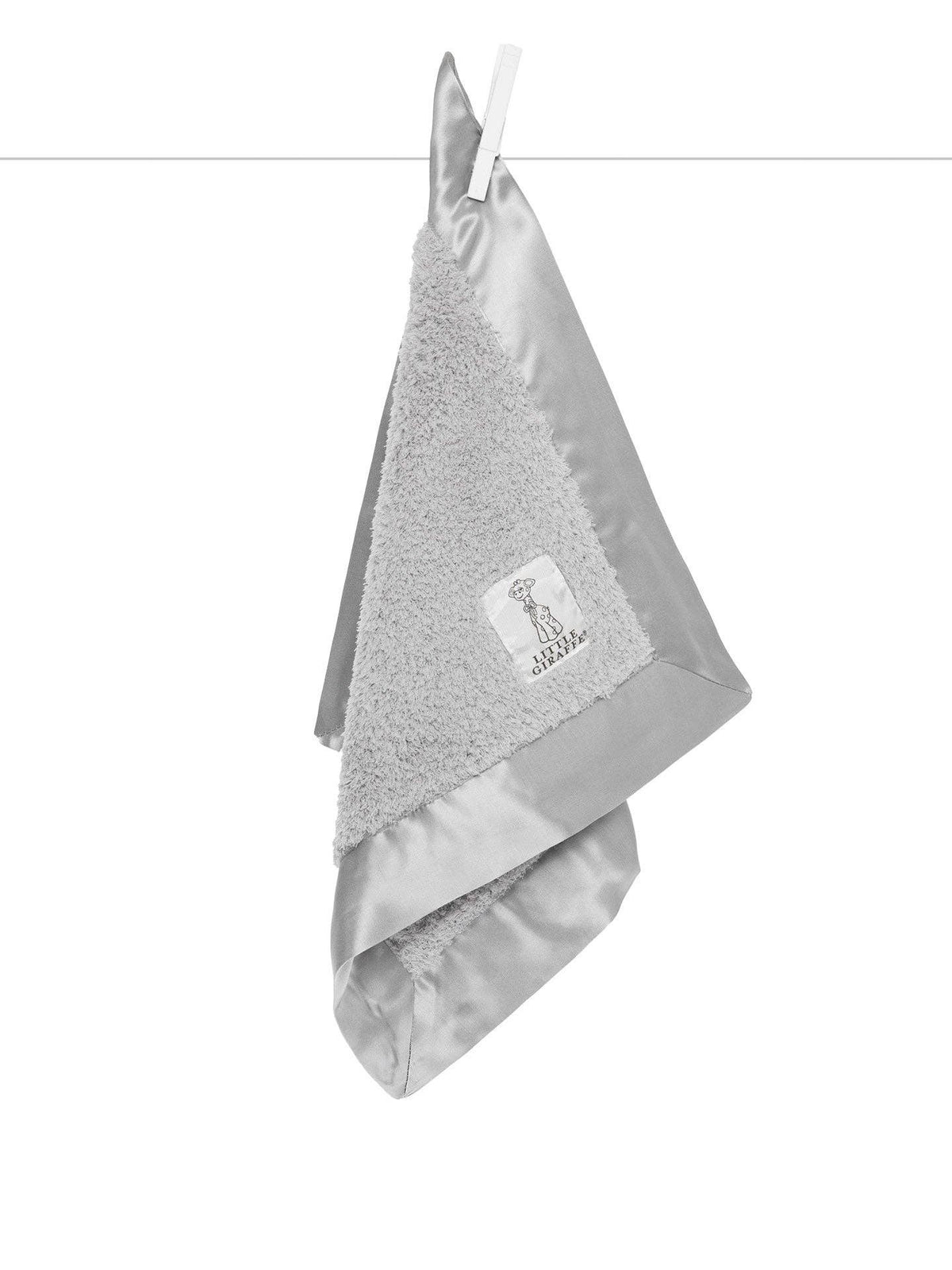 Chenille Blanky: Silver