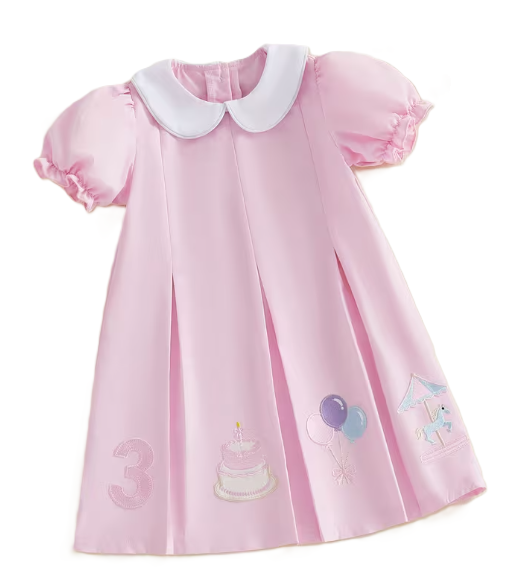 Sweet Girls PP Collar Birthday Dress