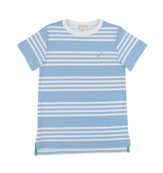Carter Crewneck- Saddle Ridge Stripe