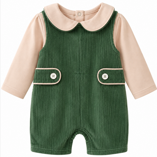 Green Cordouroy Longall w/PP