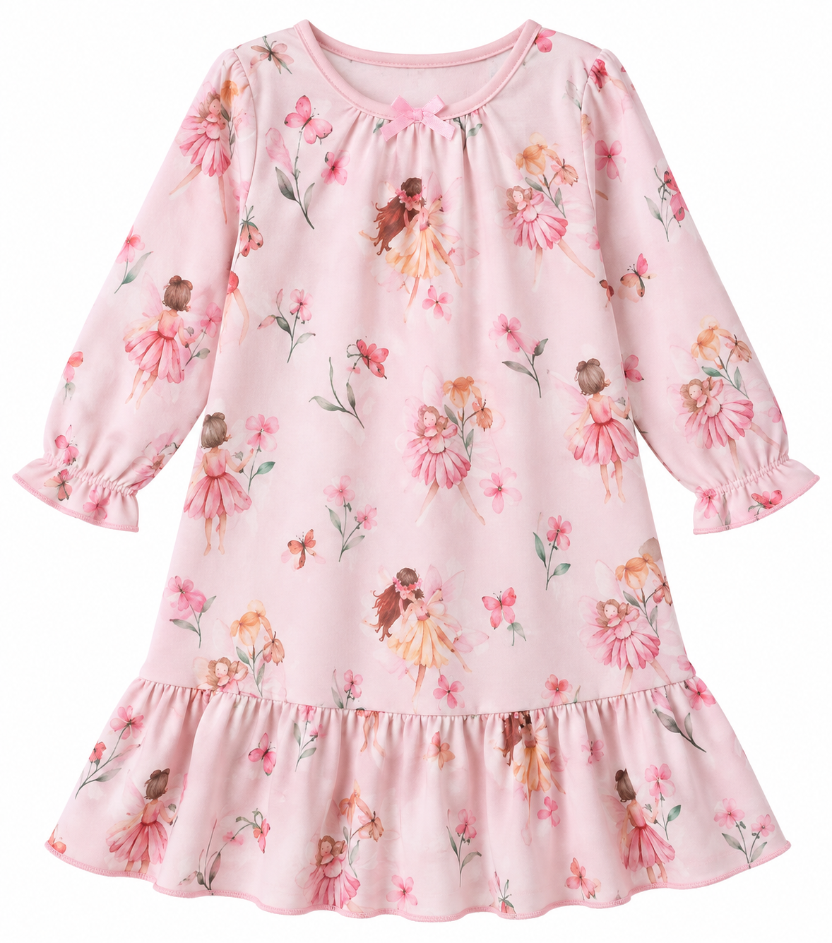 Pink Fairy Ruffle Nightgown