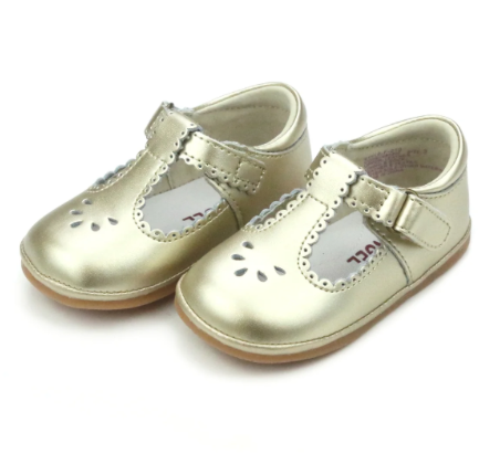 Dottie Scallop Mary Jane-Gold