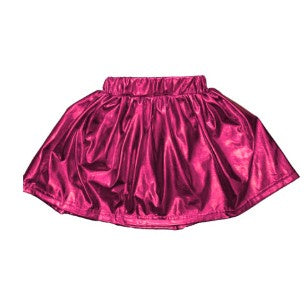 Belle Cher Hot Pink Metallic Skort