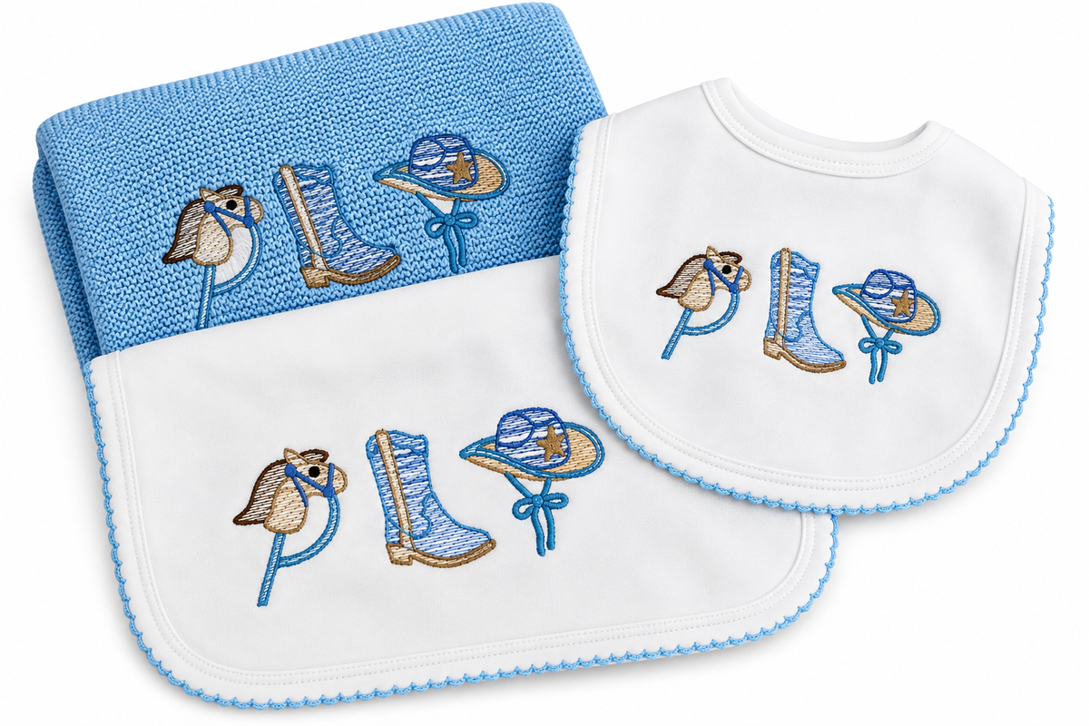 Embroidered Bib