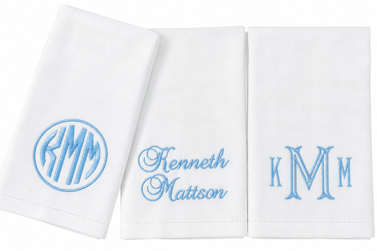 Embroidered Burp Cloth