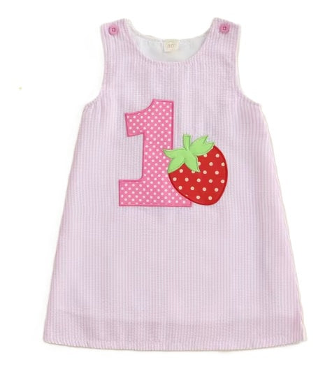 First Birthday Strawberry Dress