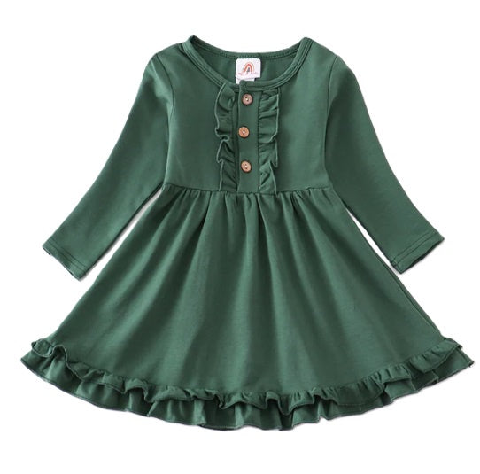 LS Ruffle Dress