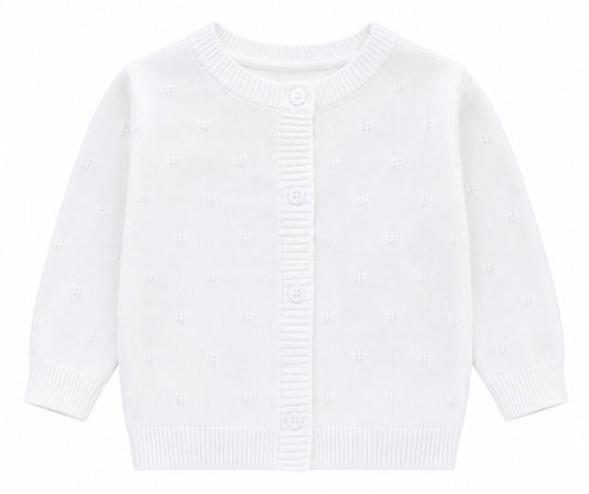 White Baby Cardigan