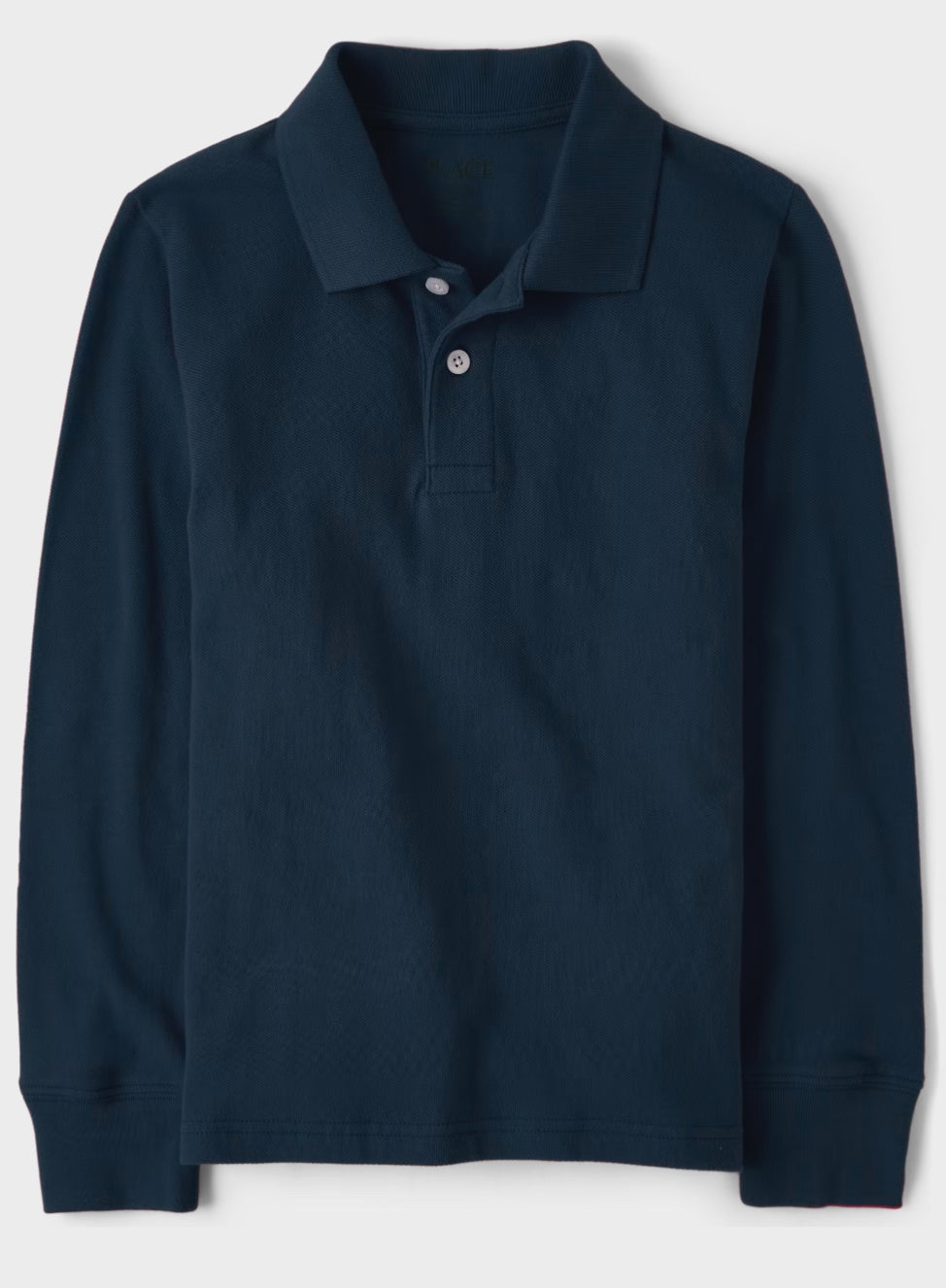 Long Sleeve Navy Uniform Polo- TLC