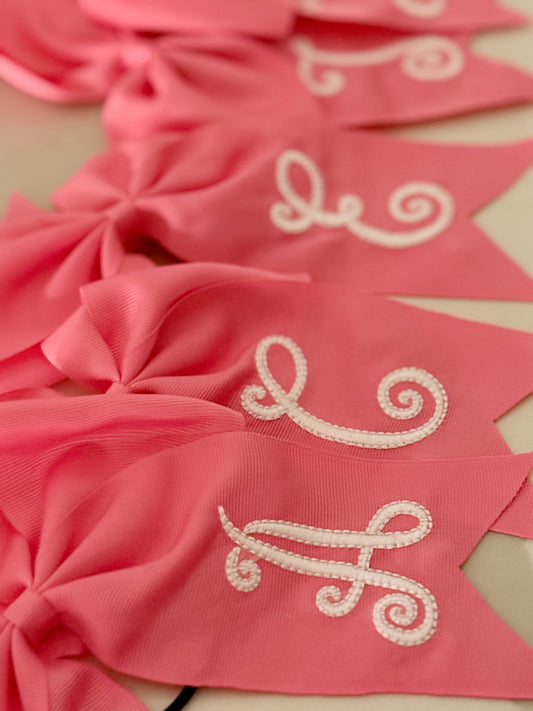 Monogram Cheer Bow