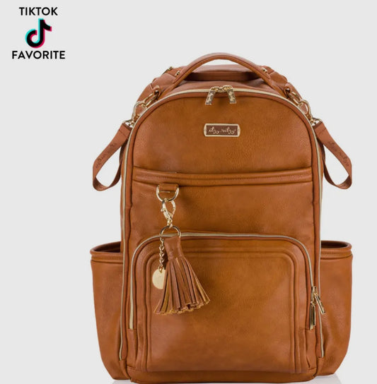 Cognac Boss Plus Diaper Bag