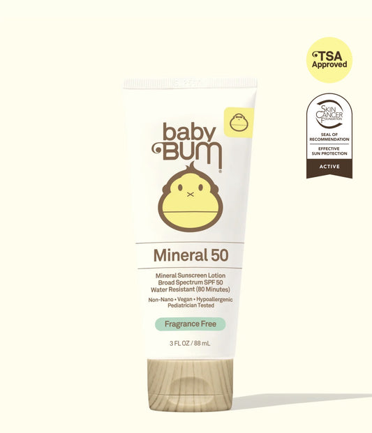 Baby Bum SPF 50 Mineral Sunscreen Lotion 3 oz