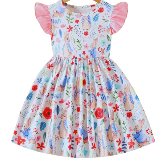 Peter Rabbit Flutter Sleeve Dress