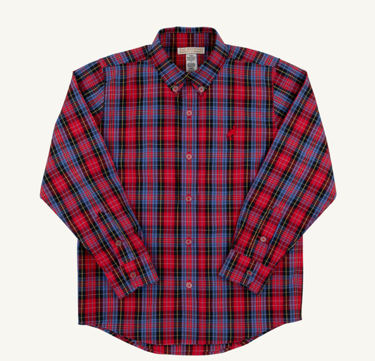 Dean's List Dress Shirt- Buckhead Tartan