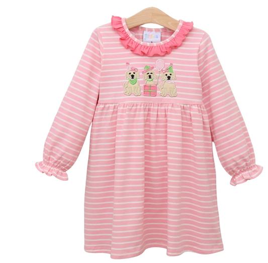 Pink Puppy Party Dress