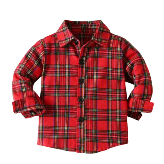Tartan Plaid Button Up