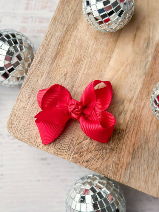 3" Grosgrain Bow | Red