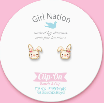 Bunny Clip-On Earrings