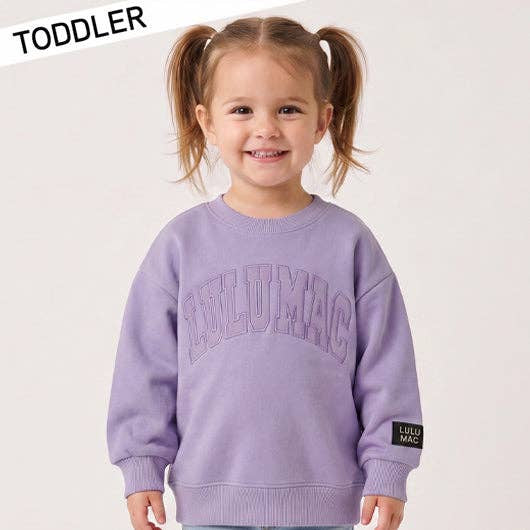 Lulu Mac Lavender Sweatshirt (Toddler)