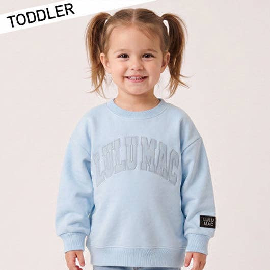 Lulu Mac Light Blue Sweatshirt (Toddler)