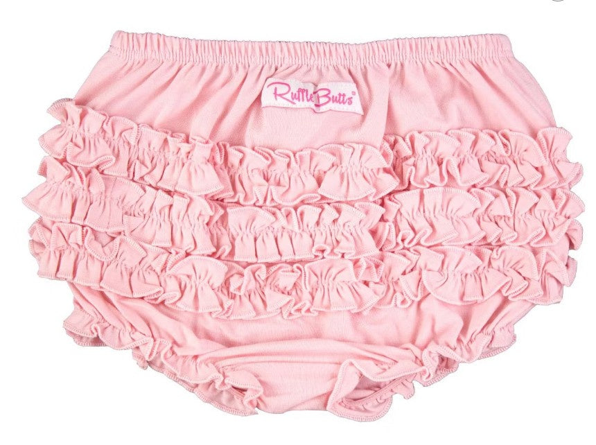 Light Pink Knit Rufflebutt Bloomer