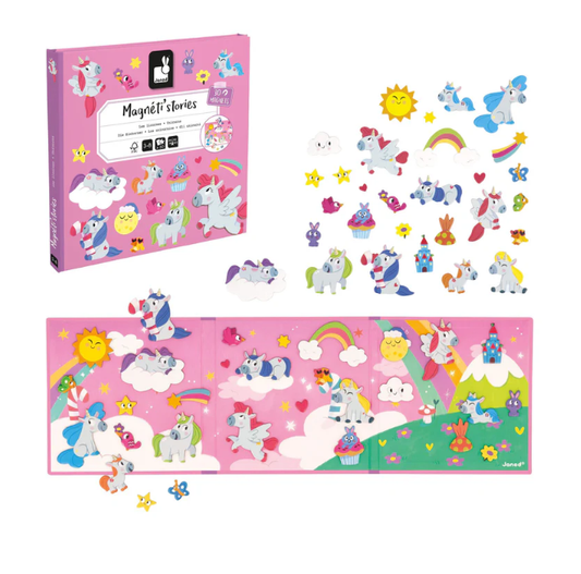 Janod-Unicorn Magnetic Story Board