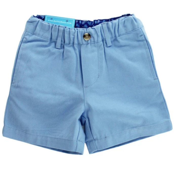 Bailey Boys Pete Short- Harbor Blue Twill