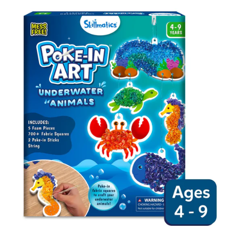 Skillmatics-Poke-in Art Underwater Animals