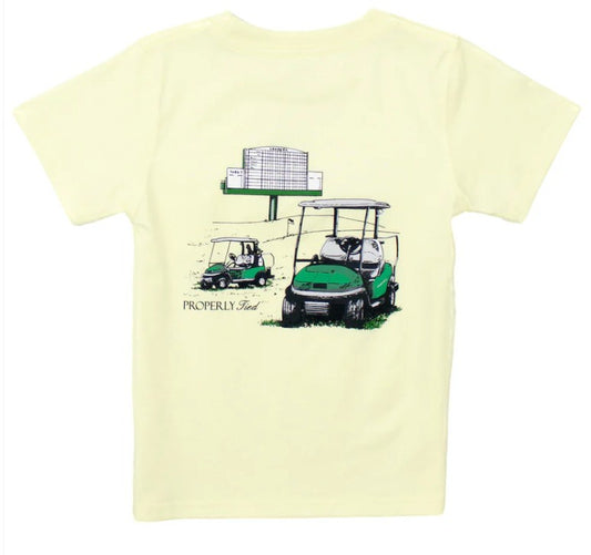 Properly Tied Short Sleeve Leaderboard Light Yellow