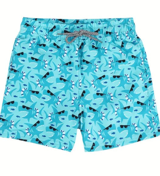 Sunny Shark Swim Trunks