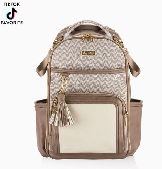 Vanilla Latte Boss Plus Backpack Diaper Bag