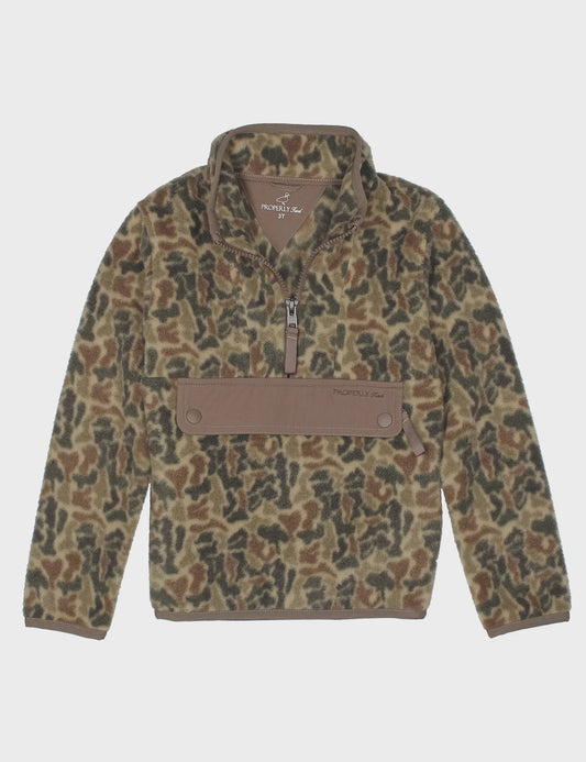 Properly Tied- Wallaby Pullover Vintage Camo